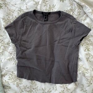 Forever 21 Charcoal Short Sleeve Tee